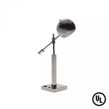Hotel Table Lamp with Convenience Outlet